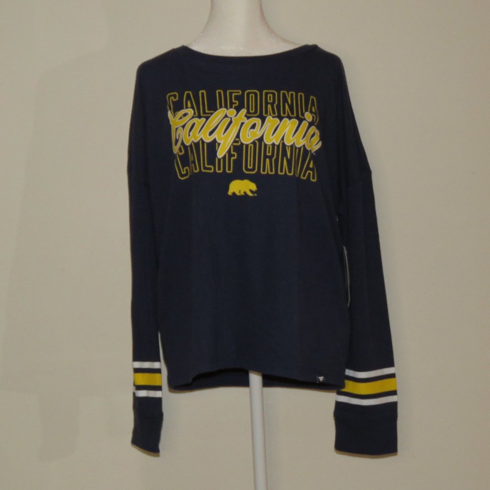 New Fanatic Women's California Golden Bears Long Sleeve Shirt Size M (C207)